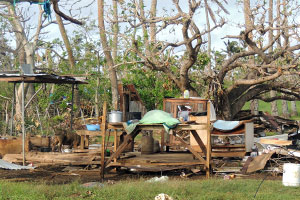 Cyclone destruction inTonga