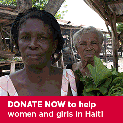 Haiti earthquake: ensuring women's rights and needs are at the center of the response