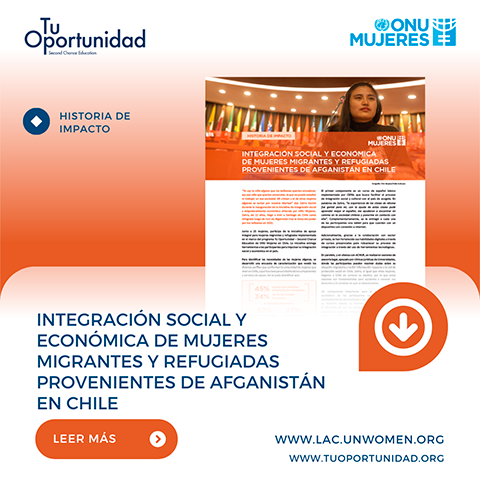 Integración social y económica de mujeres migrantes y refugiadas provenientes de Afganistán en Chile