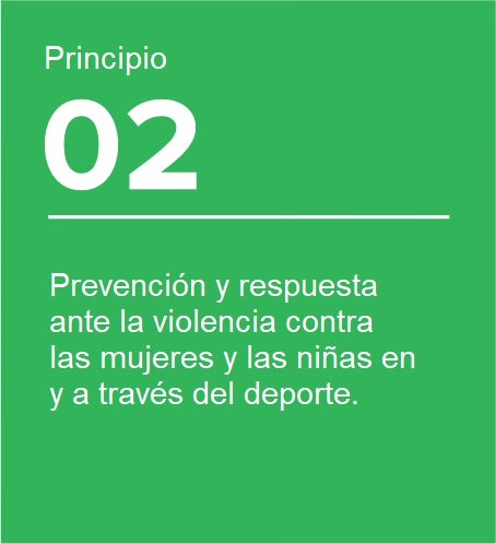 Principio 2 deporte generación igualdad