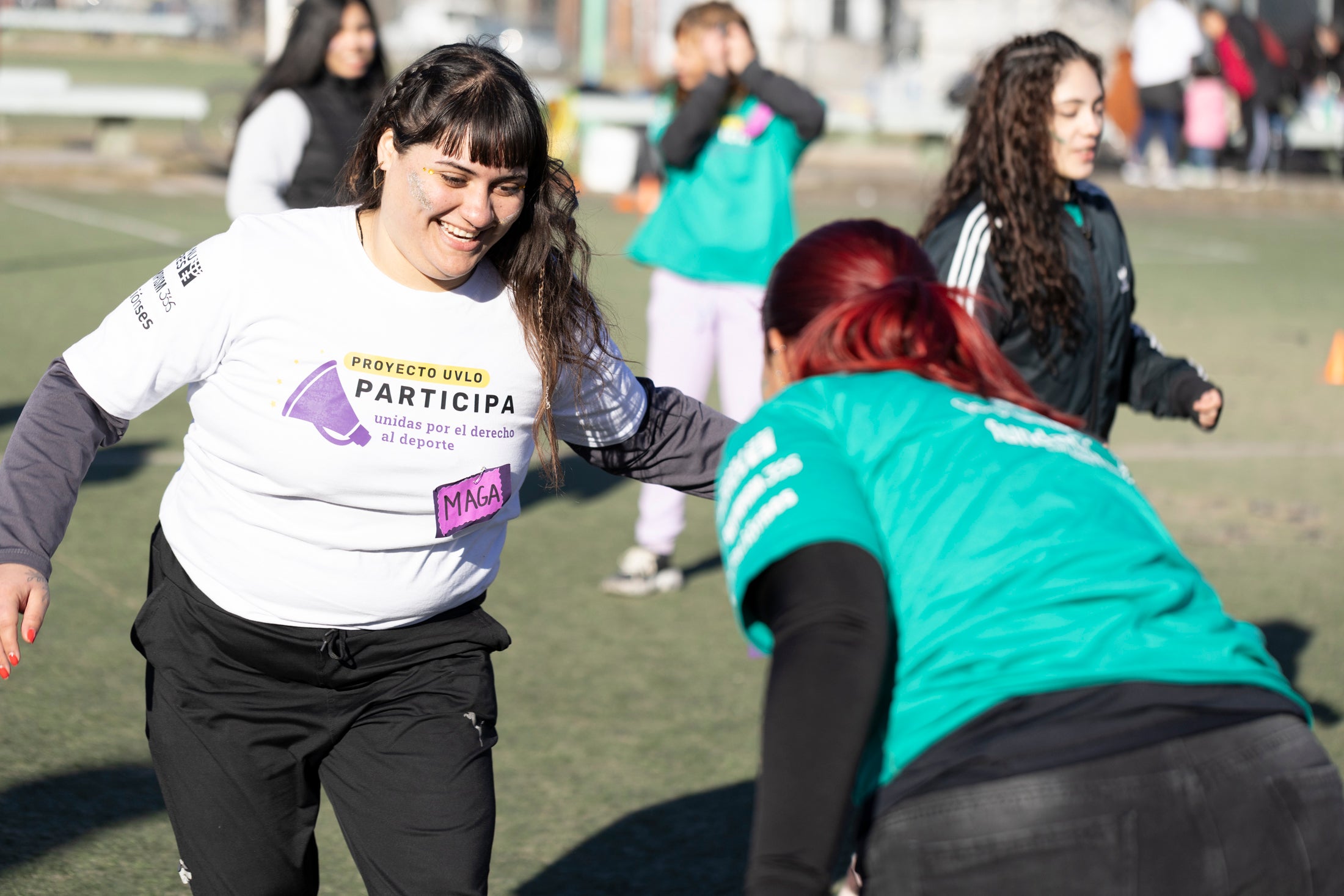 Tarde de juegos y actividades deportivas con adolescentes del proyecto "UVLO Participa: Unidas por el derecho al deporte". Foto: ONU Mujeres/Santiago Mele