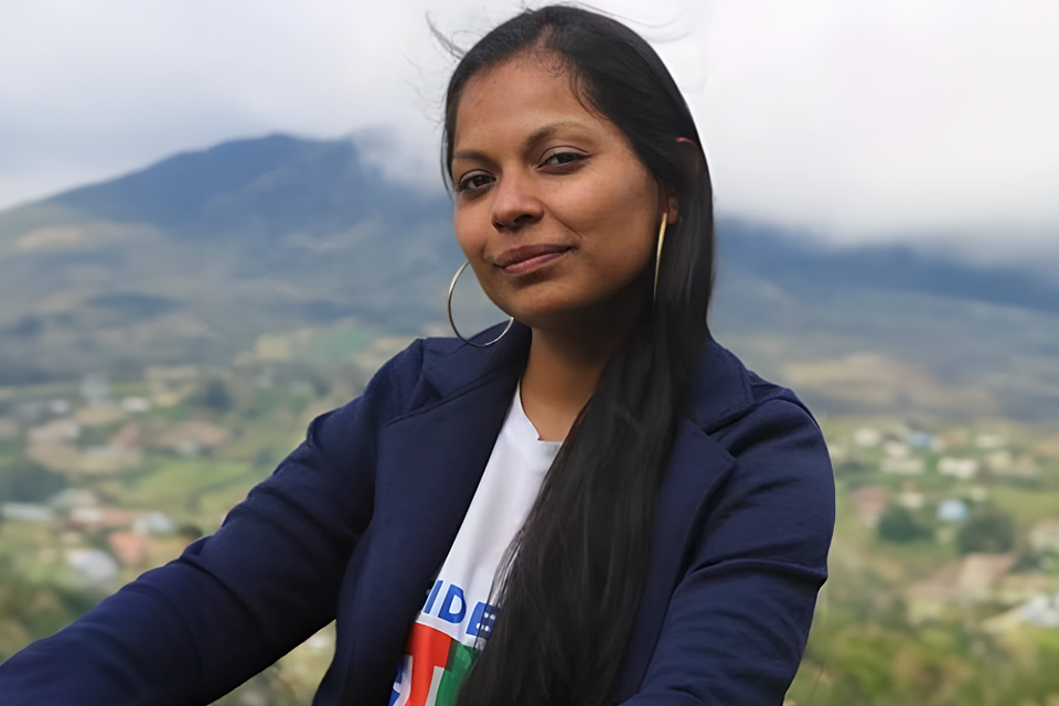 A través de su liderazgo, Doris Puerres ha luchado por las mujeres de su territorio desde todas las aristas: promoviendo iniciativas desde la sociedad civil que abogan por los derechos de las mujeres y la eliminación de la violencia de género. Foto: Cortesía Doris Puerres. 