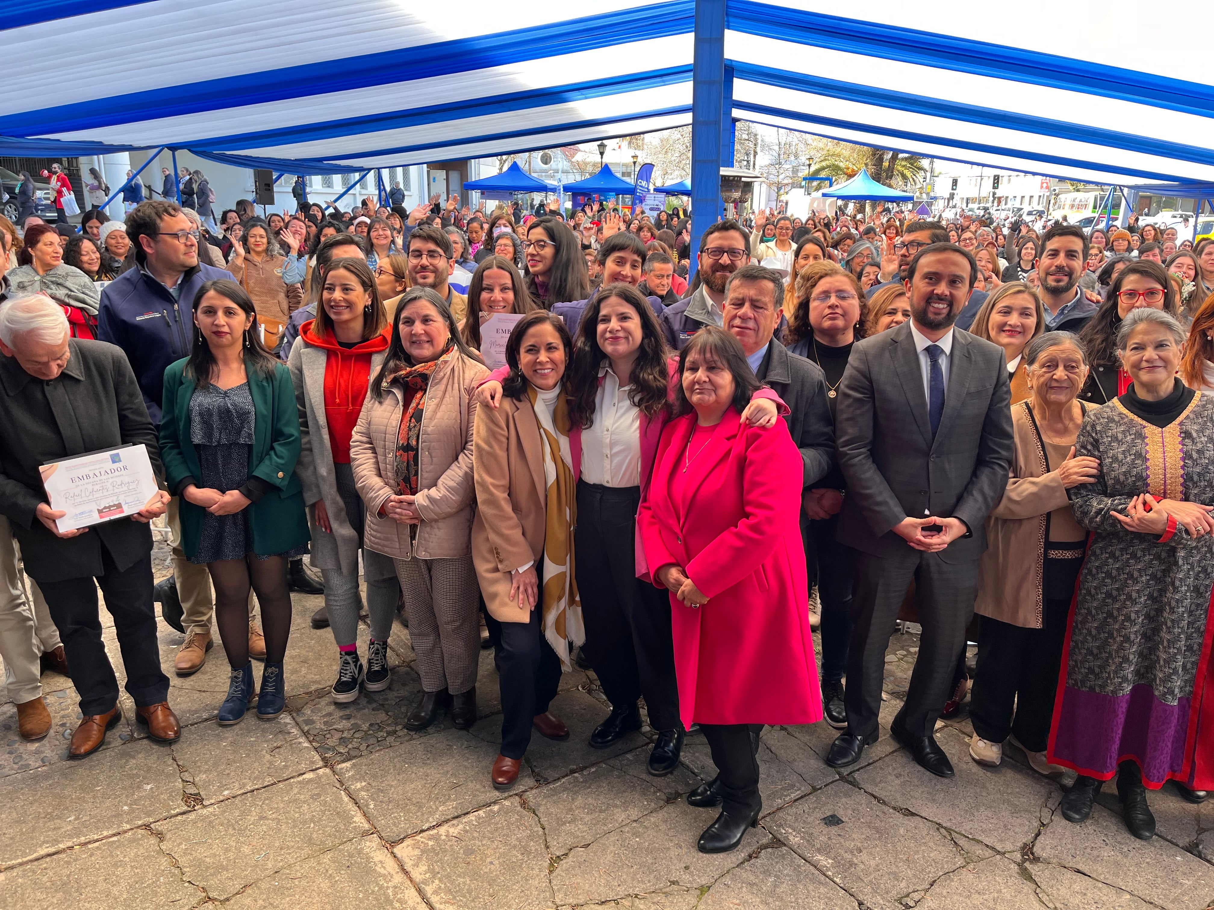 Luz Haro durante el III Encuentro Latinoamericano de Mujeres Rurales, que se realizó en agosto, en agosto de este año, en Chillán, Chile. El evento tuvo como objetivo empoderar a las mujeres rurales en clave de la elaboración de políticas públicas que apoyen al mundo campesino. Foto: Cortesía Luz Haro.