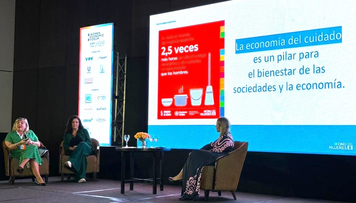 ONU Mujeres presente en el Women Economic Forum 2024