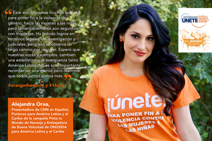 Alejandra Oraa Unite Say No