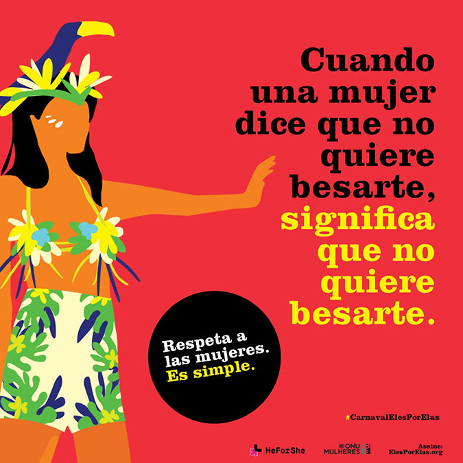 Respete a las muchachas. Es muy fácil”: por un carnaval en Brasil sin acoso  | ONU Mujeres – América Latina y el Caribe