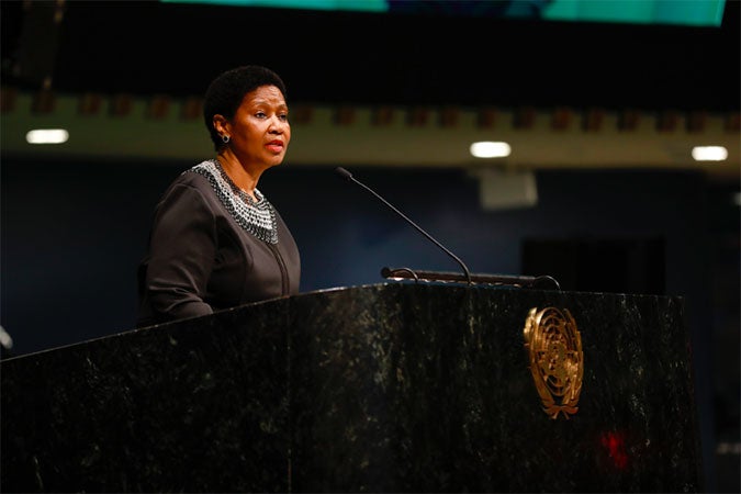 Phumzile Mlambo-Ngcuka, Directora Ejecutiva de ONU Mujeres 