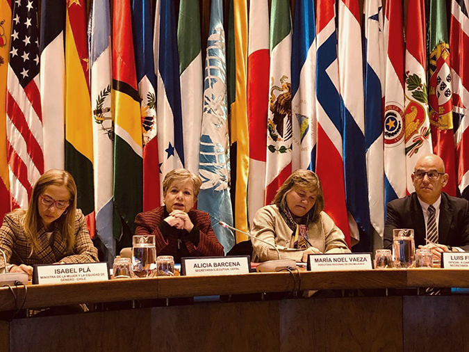 Conferencia de prensa sobre la XIV Conferencia Regional sobre la Mujer de América Latina y el Caribe