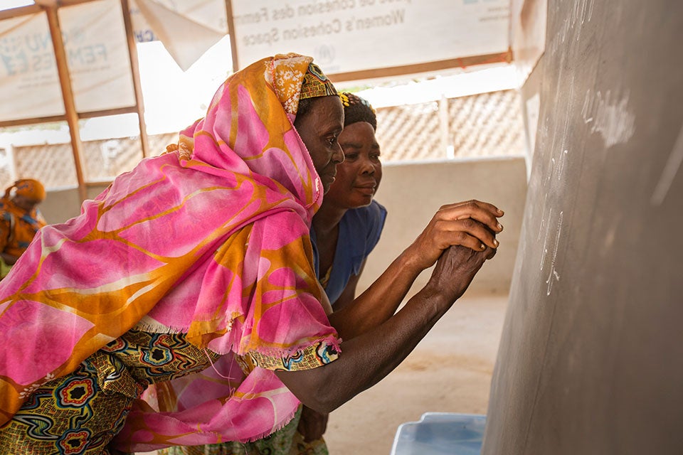 Gado refugee camp, Cameroon, 2016. Photo: UN Women/Ryan Brown