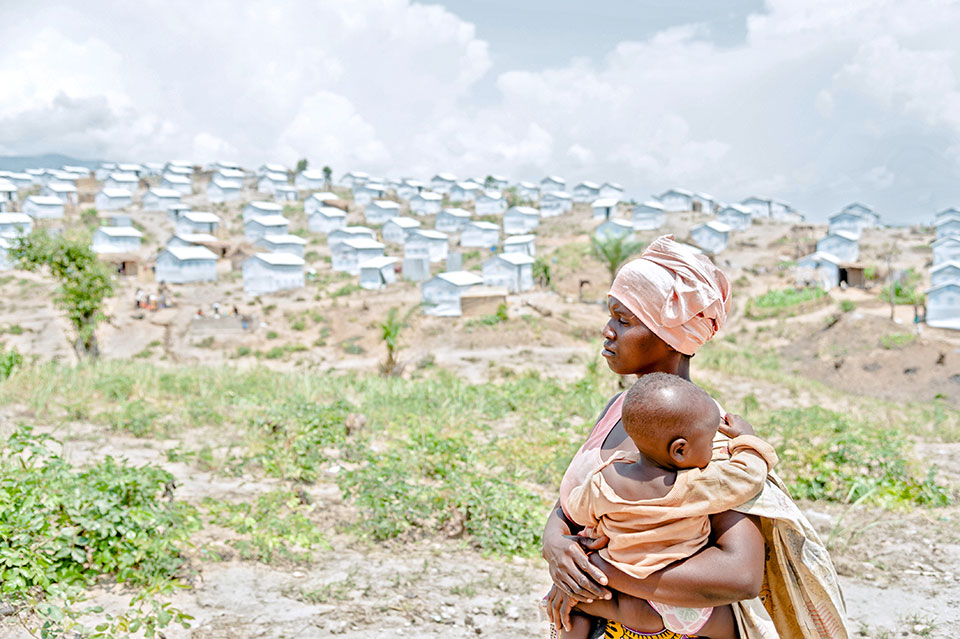 Lusenda refugee camp, Democratic Republic of the Congo, 2015. Photo: UN Women/Catianne Tijerina