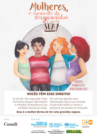 Cartel: Mujeres, ustedes tienen el derecho de decidir
