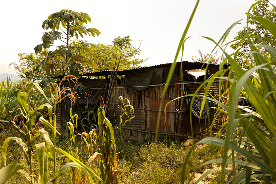 Felisa Cuc's home in Pombaac. Photo: UN Women/Ryan Brown
