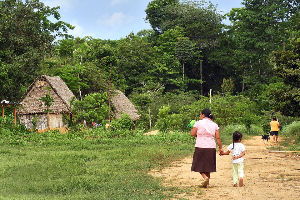 La comunidad de Buen Retiro en el norte de la Amazonía boliviana. Foto: ONU Mujeres/Teófila Guarachi.