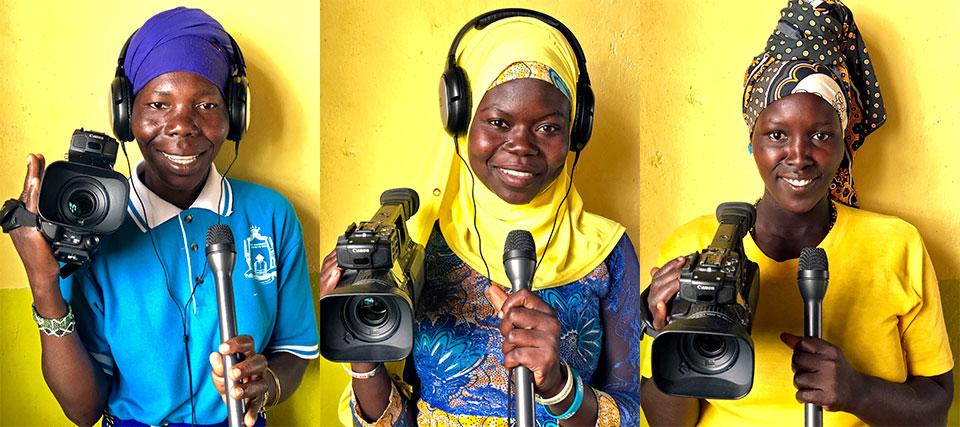 During trainings in Uganda, women from the refugee community made a video called  “South Sudanese women have a voice.” Photo: UN Women