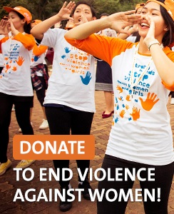Donate to end violence against women