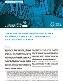 Trabajadoras del hogar COVID-19
