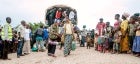 Pictured centre left: Nahimana Fainesi (Finess), 30, fled her native Burundi in July 2015 and has been living in the Lusenda refugee camp in Fizi, Democratic Republic of Congo, which is home to more than 16,000 refugees, the majority of which are women an